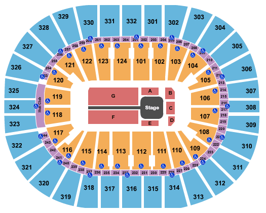 Smoothie King Center WWE Seating Chart
