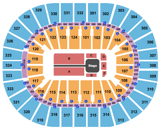 Smoothie King Center WWE Seating Chart